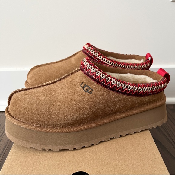 Ugg Tazz Slippers Chestnut Slides Shoes Chestnut NWT NIB WOMEN - Picture 2 of 10